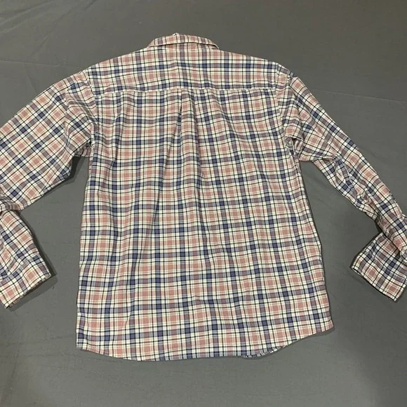 Patagonia Shirt Mens Medium Button Up Organic Cotton Plaid Outdoors Sustainable - Picture 2 of 8